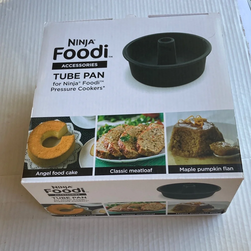 NINJA FOODIE Tube Pan Cakes Bread and Bun Cakes 8.89 x 4.02 inches